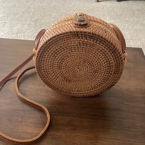 Wicker purse- Urban Outfitters rattan bag